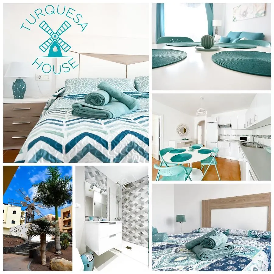 Amazing Turquesa House - Central Town - Wifi Free Apartment Corralejo